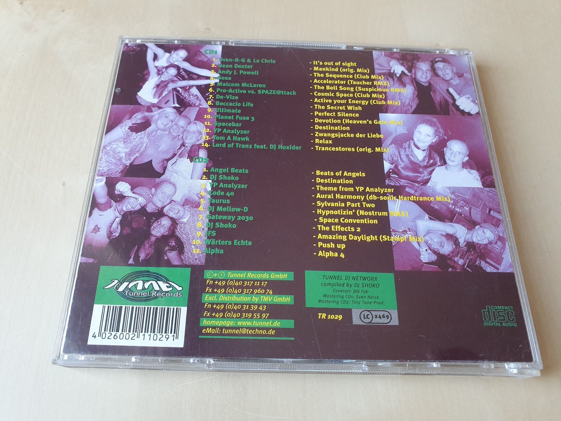 CD: Tunnel DJ Networx Vol. 2 – Usato da Stansstad venduto da collectorsshop 1