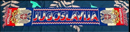 Jugoslavija Jugoslawien Fan Schal - Serbien