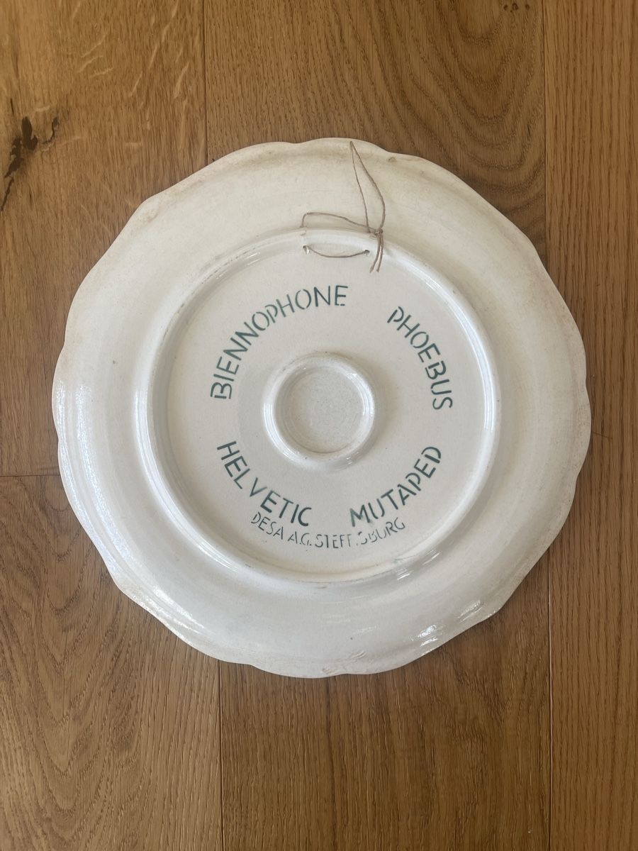 Piatti: 2er Set Vintage Schweizer Zierteller – Usato da Oberkirch LU venduto da Pablo49 3