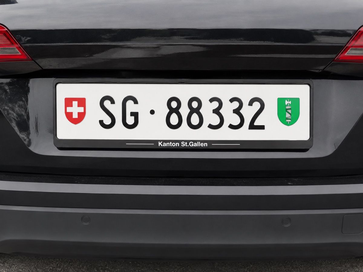 Insegne: Kontrollschild / Autonummer – Usato da Jonschwil venduto da adiii96