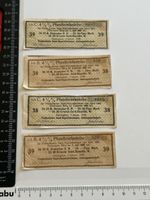 Zinscoupon 4x Finnland 1922 1918 diverse Serien A B(S38)
