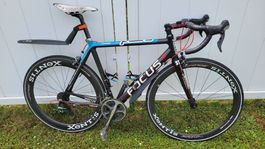 Fokus Rennvelo Carbon, Top Zustand, mit Aero-Rädern!