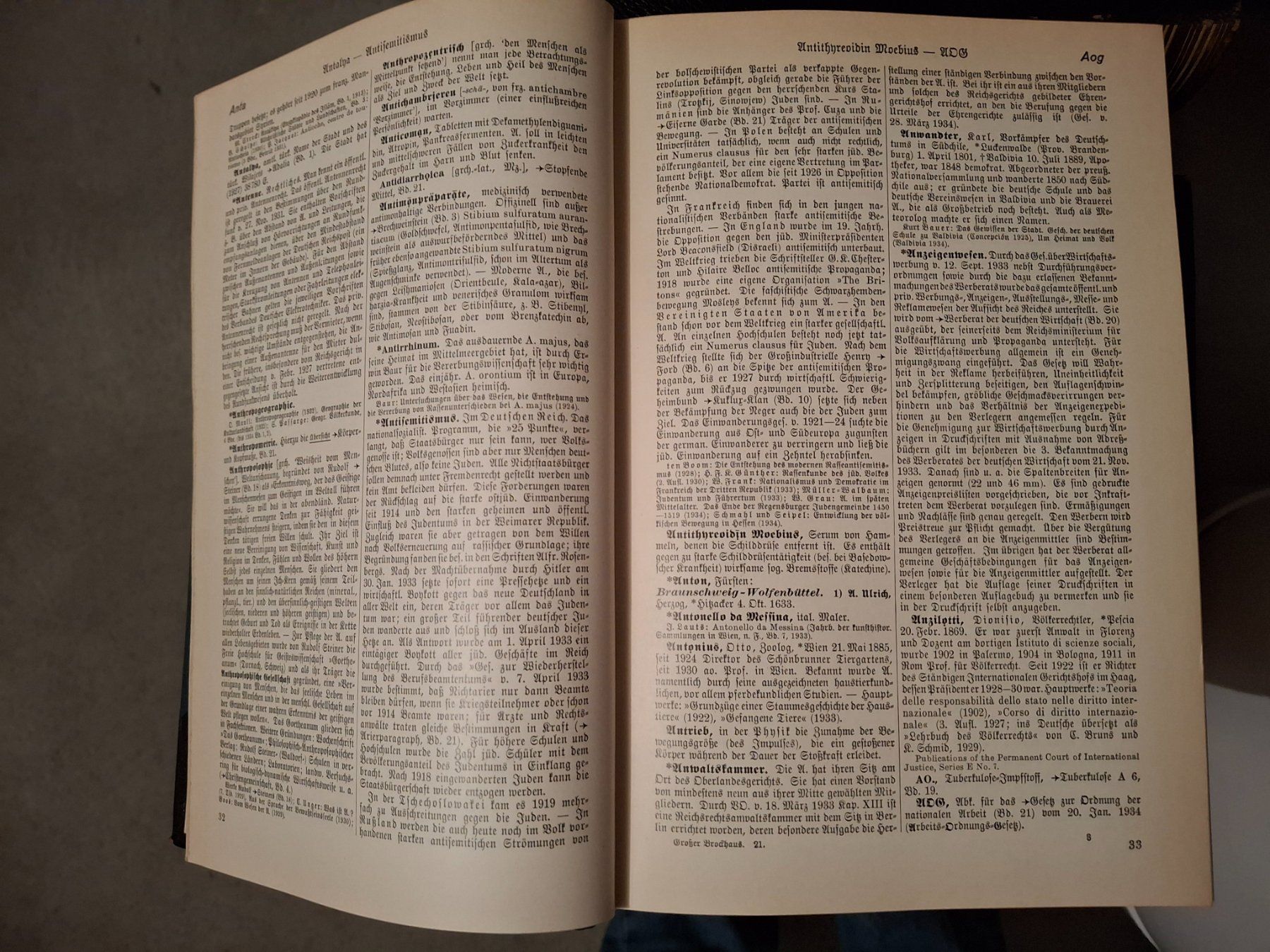 Libri: Brockhaus 20+1 Bände von 1928 – Usato da Busswil BE venduto da sch_rv7p 3