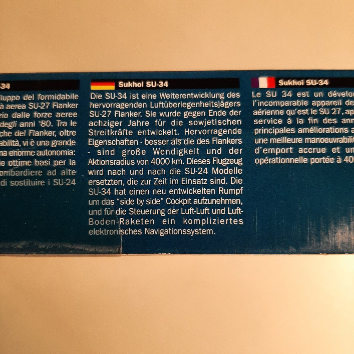 Italeri Modellbausätze & Standmodelle: 3410 ... Suchoi SU-34 ... Italeri 059 ... NEU – Neu und originalverpackt aus Bonstetten von Benibanny59 1