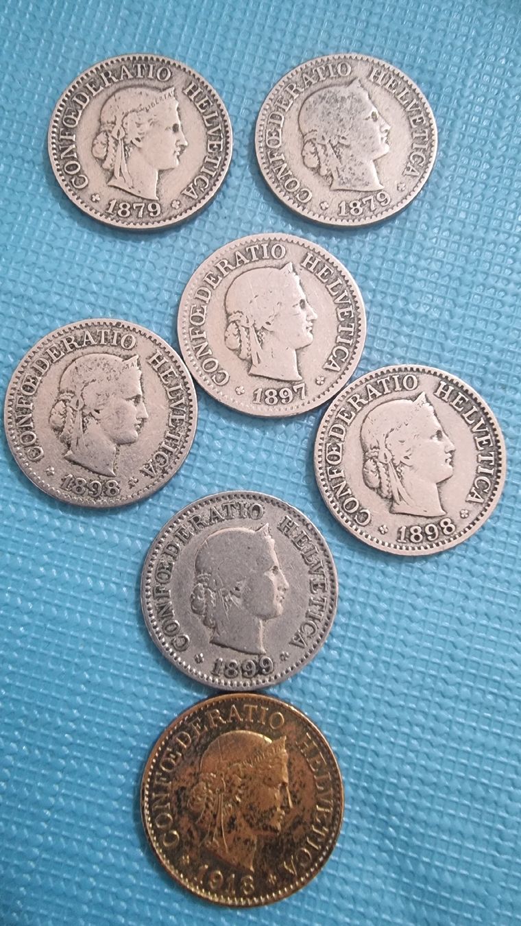 Tutti le monete: 10 centimes suisse X 10 – Usato da Cormondrèche venduto da yo1978 1