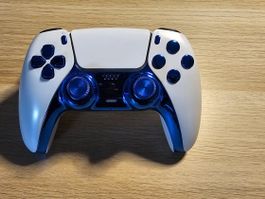 🎮Manette PS5 Blanc/Bleu & joysticks TMR
