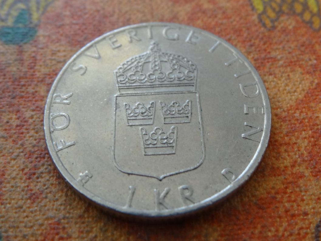 Toutes les monnaies: SUEDE  1  Krone  1990 – D'occasion à Romanel-sur-Lausanne par Swift13 1