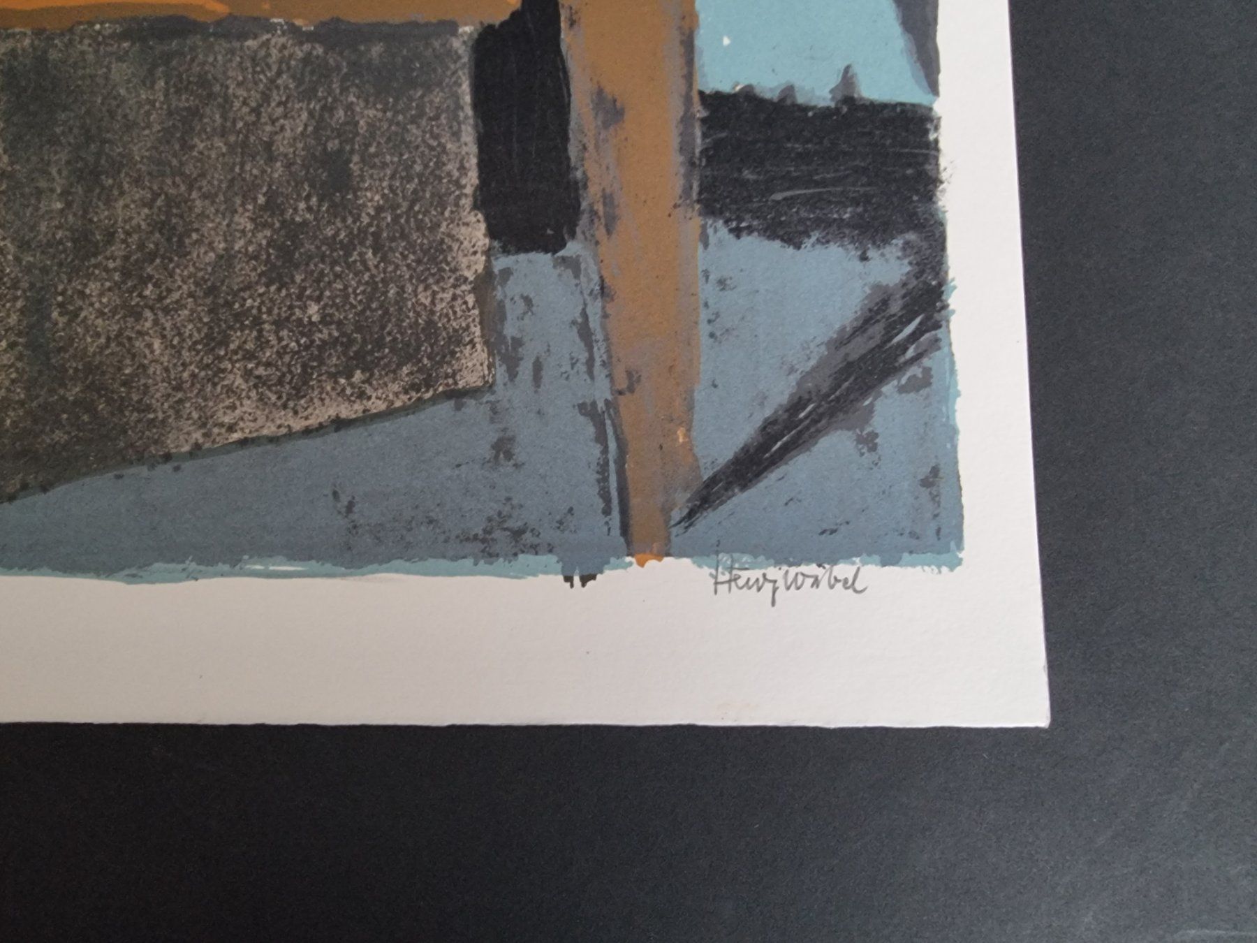 Grafiken & Lithographien: WABEL HENRY LITHOGRAPHIE STILLLEBEN SIGNIERT – Gebraucht aus Gersau von kunst-online 1