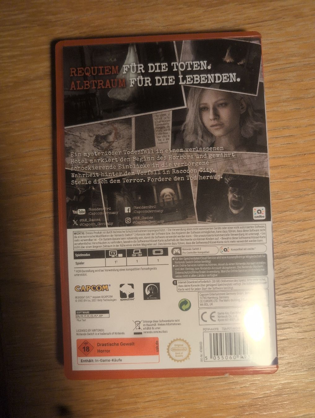 Nintendo Giochi: Resident Evil Requiem Switch – Usato da Thalwil venduto da CarmineCunti 1