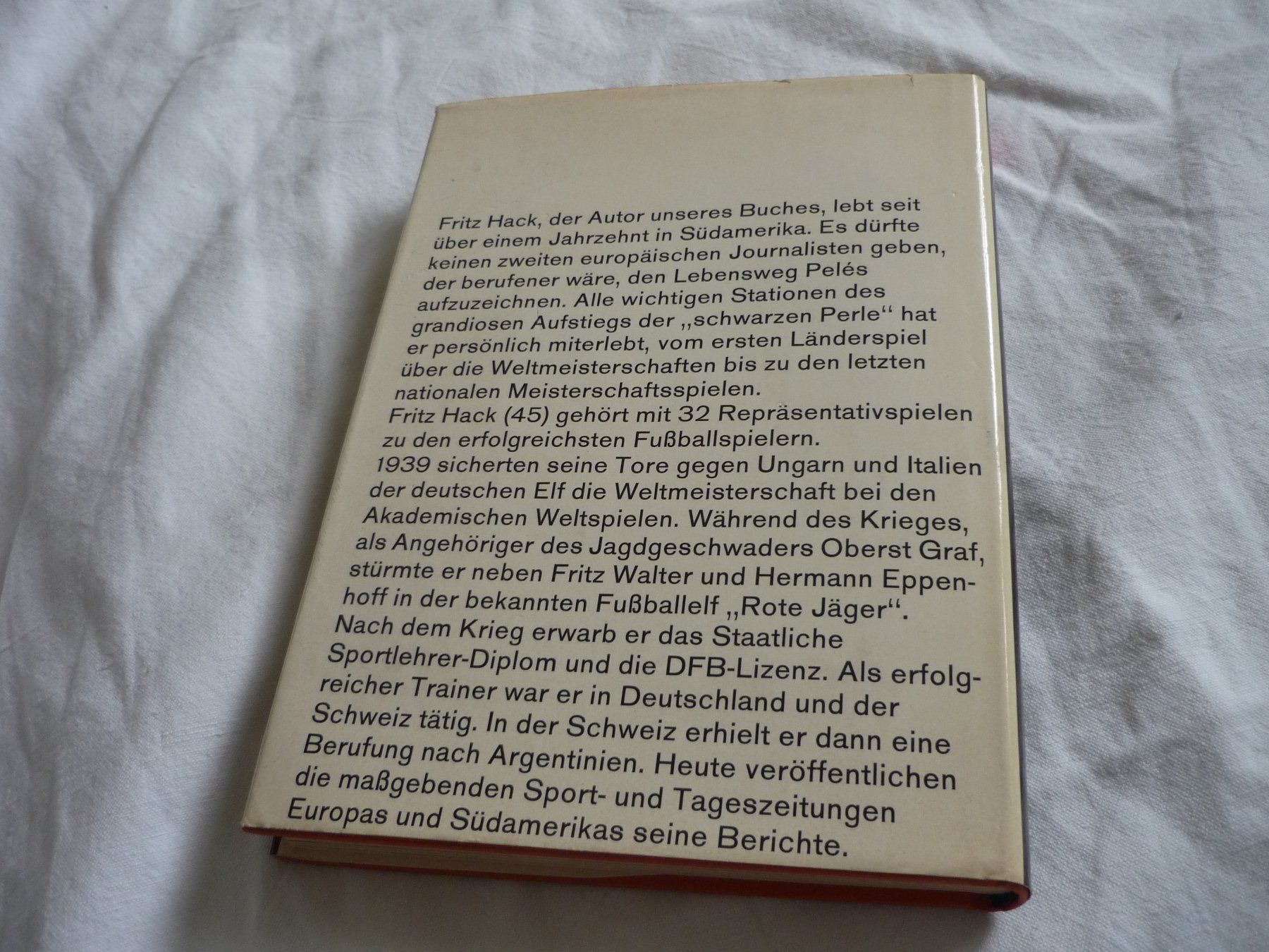 Libri: Fussball Buch - Schwarze Perle Pele - fritz hack – Usato da Beringen venduto da Flatretriever 2