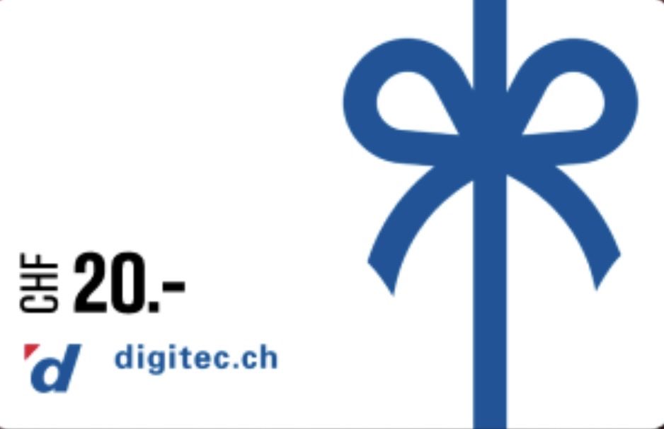 DigitecGutschein im Wert von CHF 20. Kaufen auf Ricardo