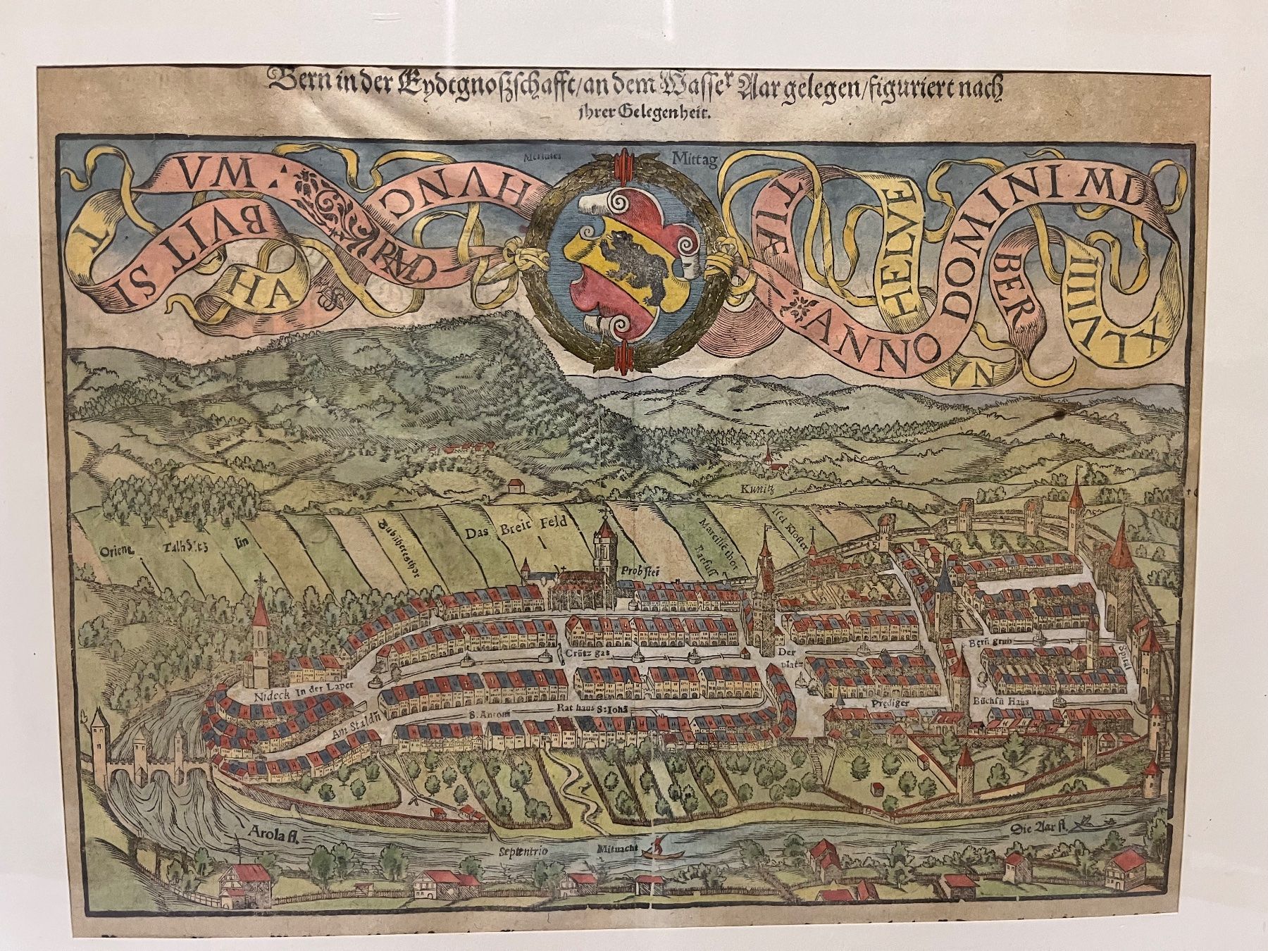 Grafica & Litografie: Ancienne lithographie ville de berne – Usato da lausanne venduto da esploras 1