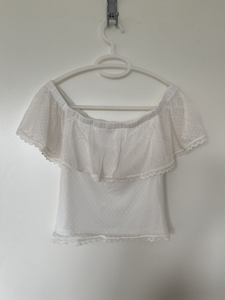 H&M Top: Schulterfreies Top – Usato da Fribourg venduto da car_r2b9 1