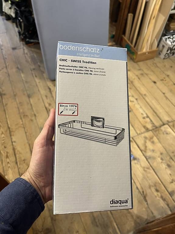 Portasapone: Diaqua Drahtseifenhalter Chic 96 – Nuovo e nell'imballaggio originale da Zürich venduto da Hphn 1