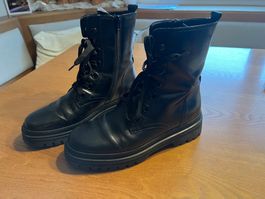 Gabor Boots, Schwarz, Echt Leder, Grösse 40, Top Zustand
