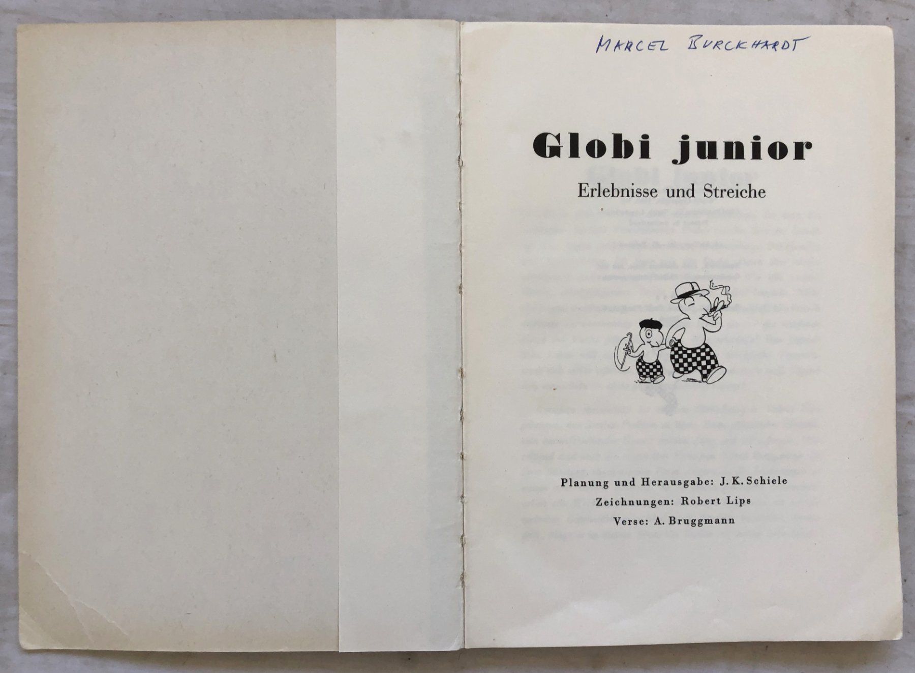 Fumetti: Globi junior - Band (2) - 4.Auflage 1948 – Usato da Schaffhausen venduto da durruti 2