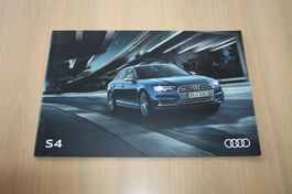 Audi S4 Broschüre / Prospekt 4/2016