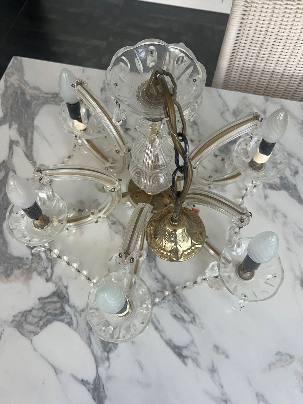 Lampadari & plafoniere: Kronleuchter Kristallglas – Usato da weggis venduto da Minusio12 2