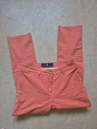 PAMELA HENSON 36 S HOSE STOFFHOSE ORANGE  , TOP ZU BLUSE TUN