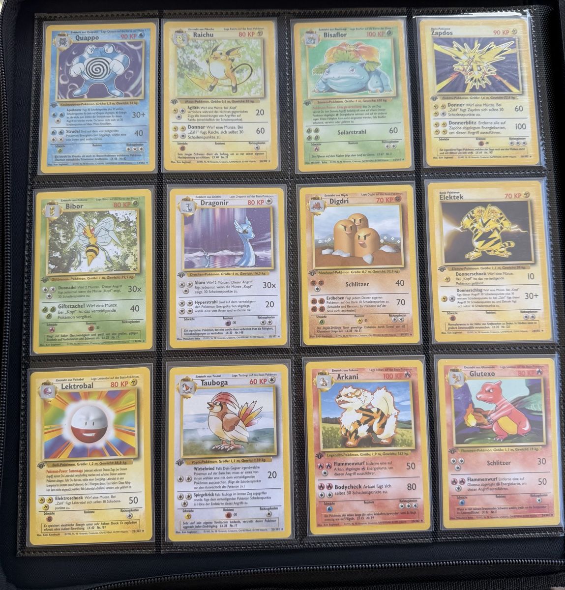 Pokémon Carte collezionabili: Komplettes Base Set 1. Edition Deutsch – Usato da Rüdtligen venduto da Ricorocco77 1
