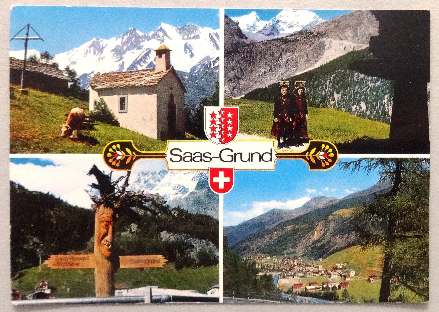 Cartes postales: Saas Grund – D'occasion à Fétigny par Billy2miny