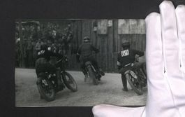 Fotografie Motorradrennen auf Wien Sandb