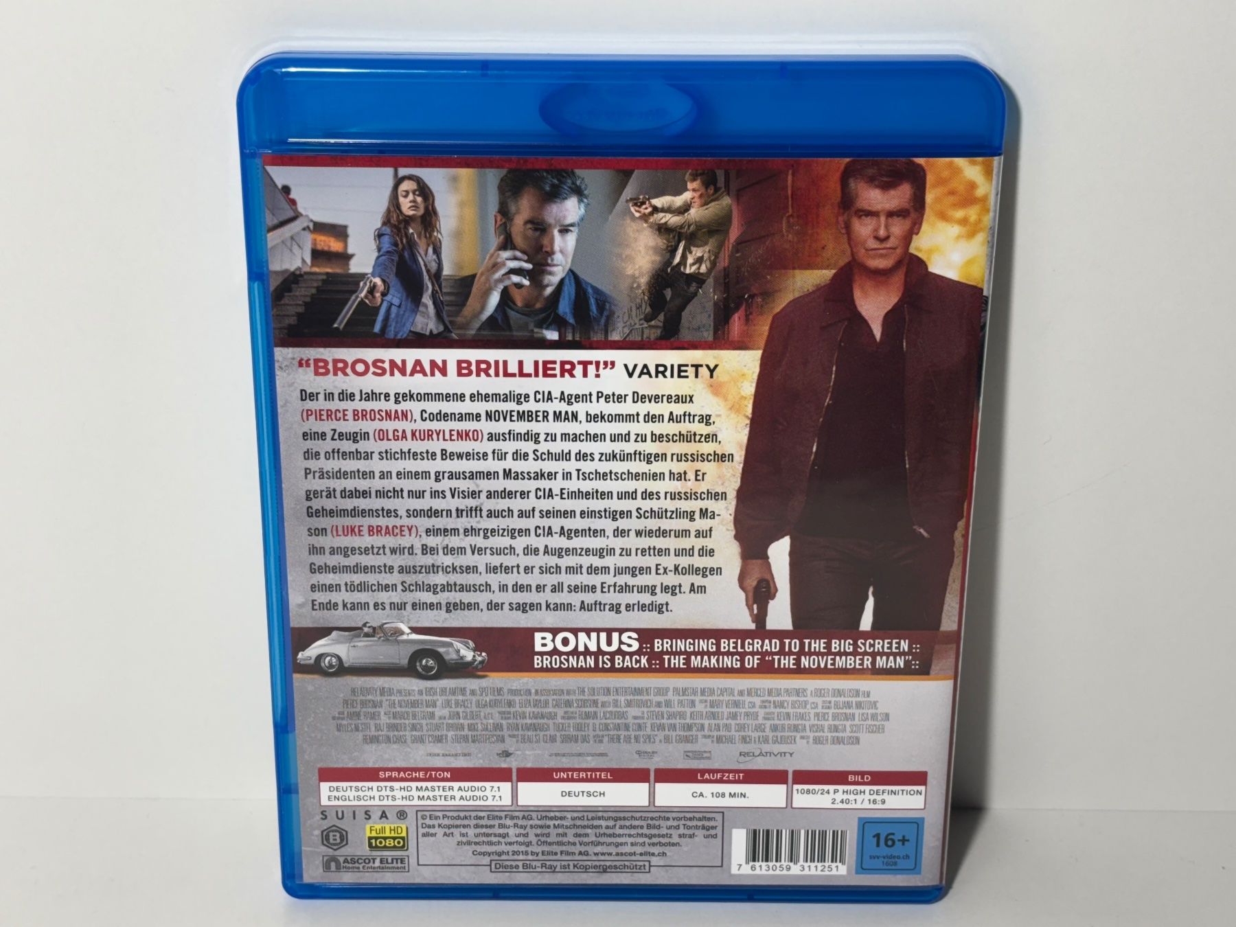 Tutti i DVDs: The November Man Blu Ray – Usato da Wilderswil venduto da Sstriker 1