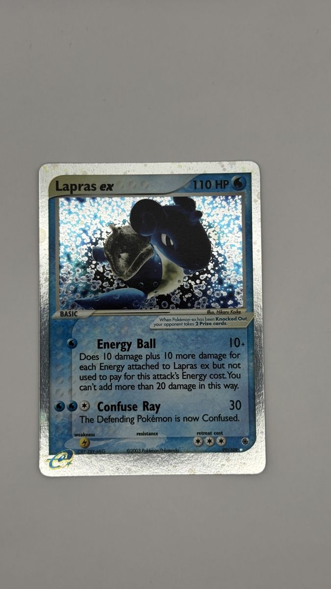 Pokémon Carte collezionabili: Lapras Ex Holo 99/109 Ex Ruby & Sapphire – Usato da Belprahon venduto da Rob_ain