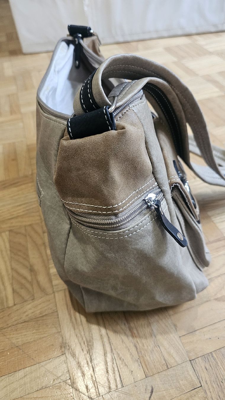 Borse da donna: Damenhandtasche beige/braun, neu – Nuovo (secondo la descrizione) da Bottmingen venduto da Jbilli 2