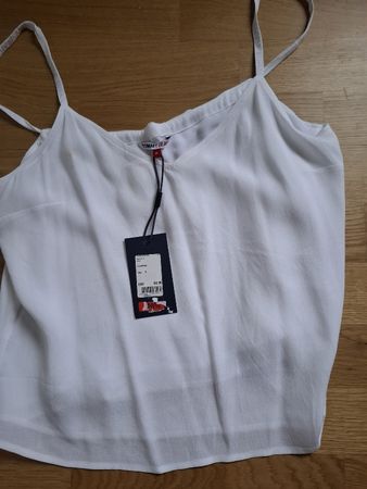 Sommerliches Top von Tommy Jeans, weiss, Grösse M