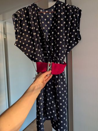 Sommerliches Punktemuster Kleid/Gr XS