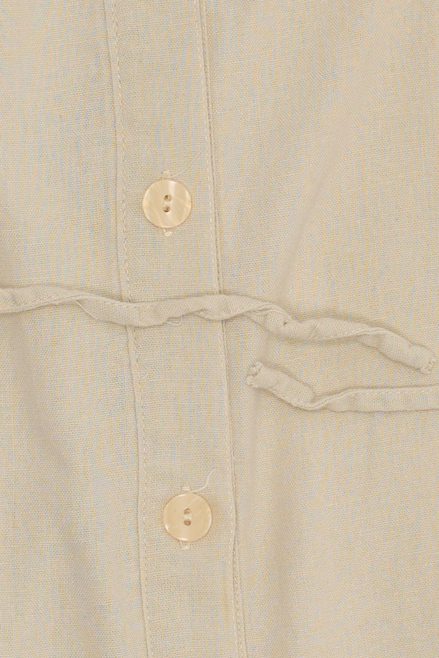 Kleider: RE&X Robe Lin Beige Brodée Strass T. L – Gebraucht aus Fribourg von re-fine 5