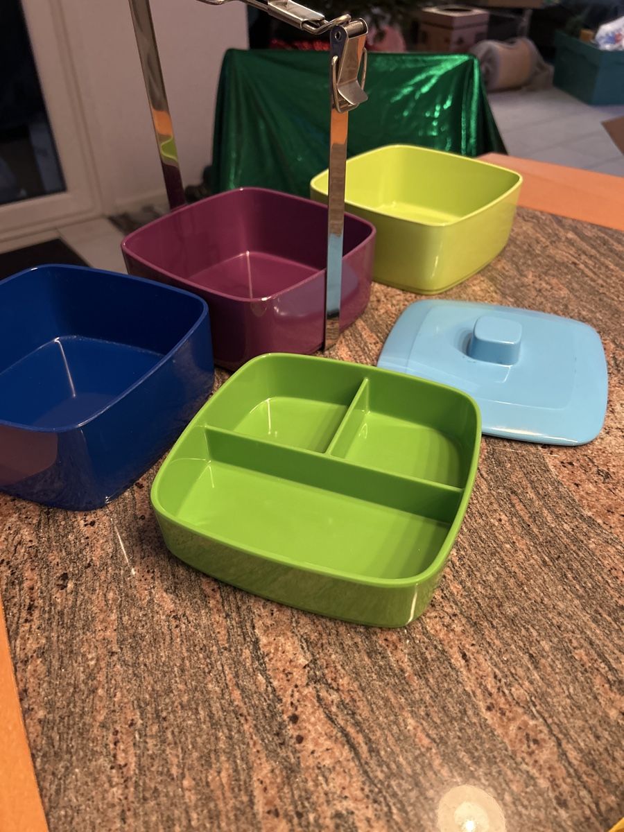 Contenitori & Simili: Retro Lunchbox 4 Fächer Vintage – Nuovo (secondo la descrizione) da Arisdorf venduto da Checkmaster 3
