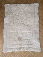 Bettdecke 100x135cm wie Neu mit kbT Schurwolle