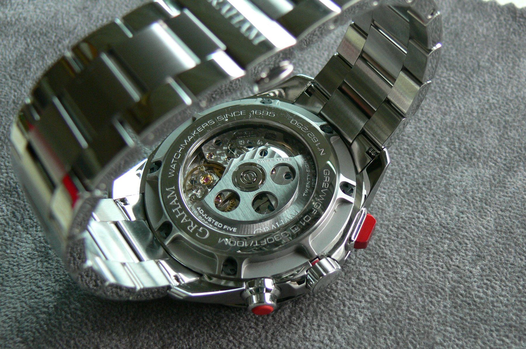 Graham Uhren: Graham Silverstone RS GMT Limited big date flyback 47mm – Gebraucht aus Remigen von Kelias 3