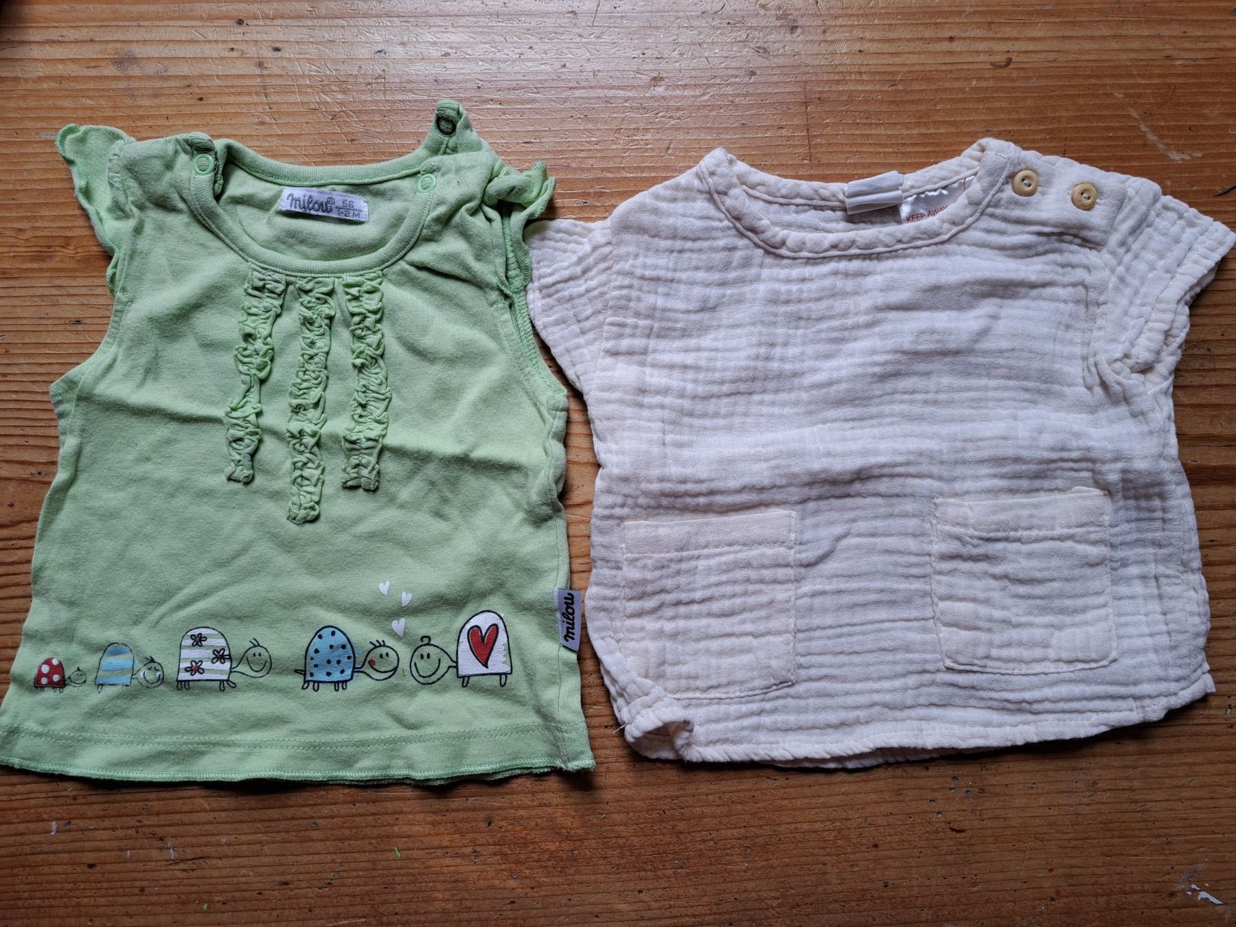 Camicie, Top & T-shirt: 2 T-Shirts, Gr. 56 – Usato da Büren an der Aare venduto da trecine