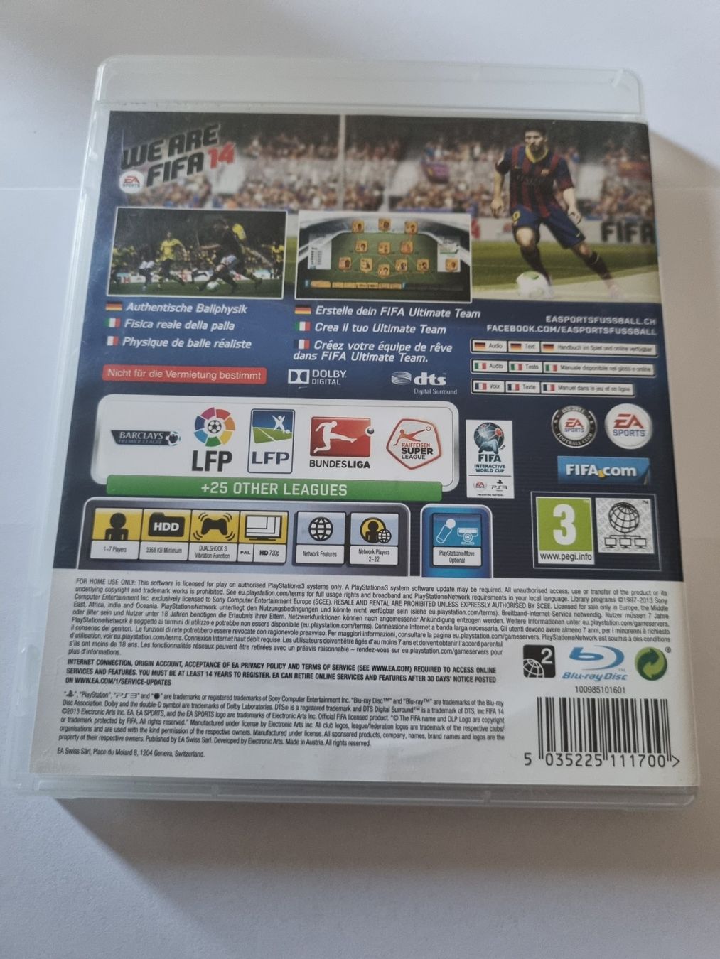 Sony Giochi: FIFA 14 PS3 per PlayStation 3 – Usato da Pollegio venduto da Isaiaaaa96 1