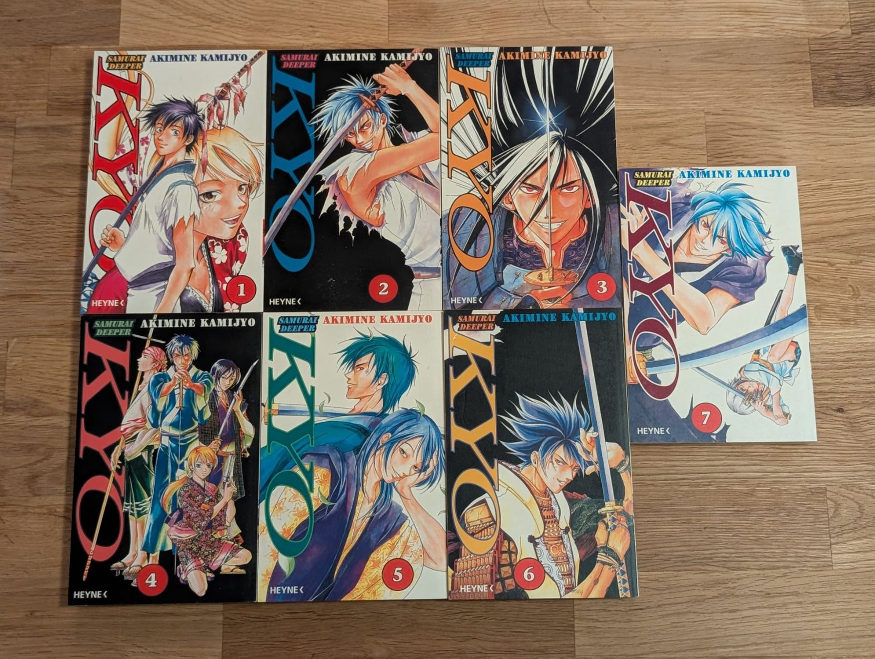 Fumetti: Samurai Deeper KYO 1-7 Manga DE – Usato da Bülach venduto da Kumakun95 1