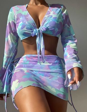 Maillot de bain + paréo M 👙