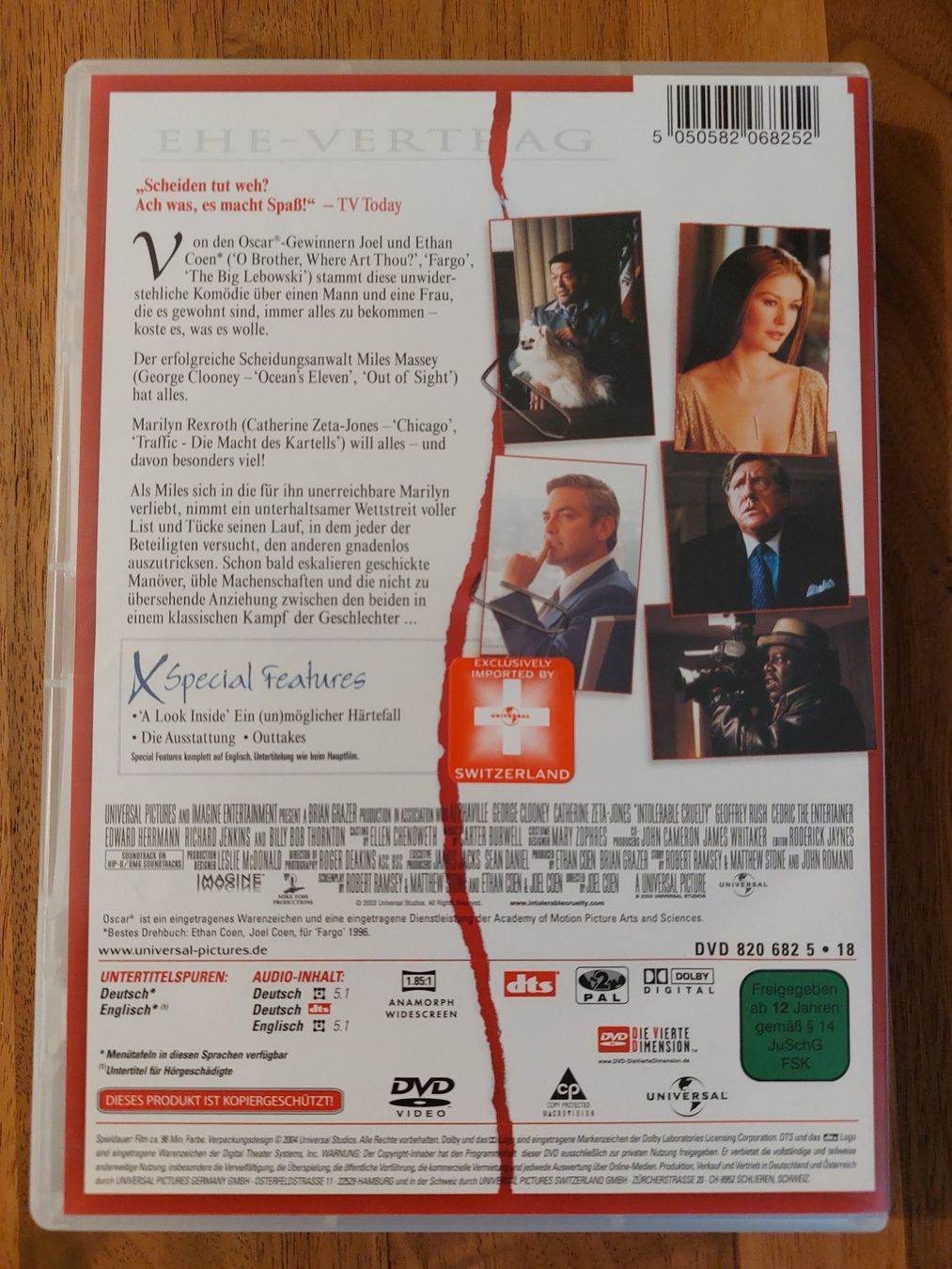 Alle DVDs: DVD - Ein unmöglicher Härtefall – Gebraucht aus Rheinfelden von FilmAuktion 1