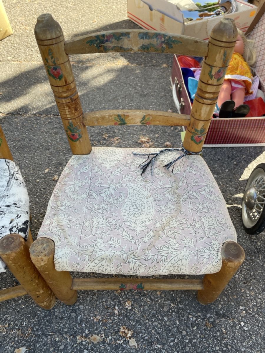Bambole: 2 mini chaises anciennes pour poupées – Usato da Peney-le-Jorat venduto da gassendi12 1