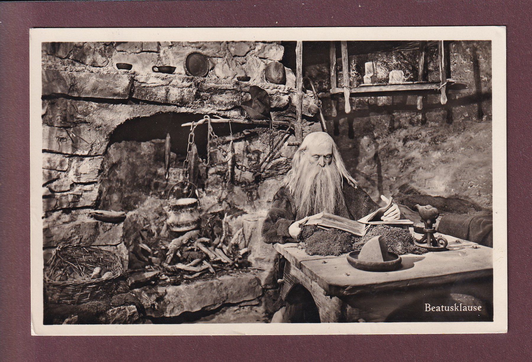 Ansichtskarten: BEATUSHÖHLEN - Beatusklause - 1940 – Gebraucht aus Pully von nicecards