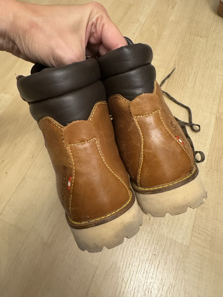 Dachstein Scarpe da uomo: Dachstein Wanderschuhe Leder Lederschuhe Hiking – Usato da Obfelden venduto da cesarina10 2