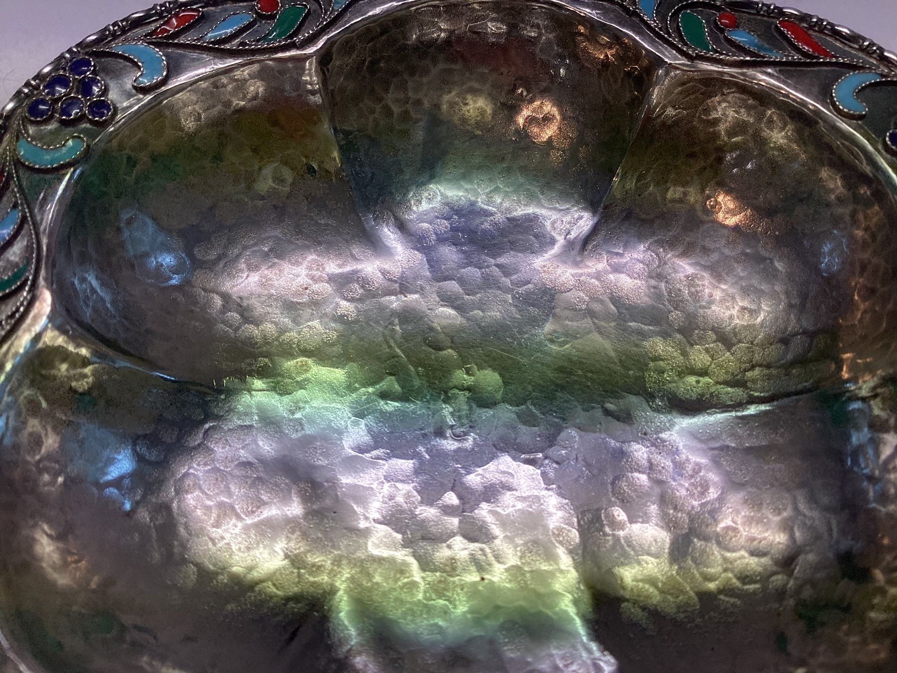Ciotole: Alte Schale,  Silber 1000 gestempelt,  Cloisonne Emaille – Usato da Eglisau venduto da mar_5rn2 7