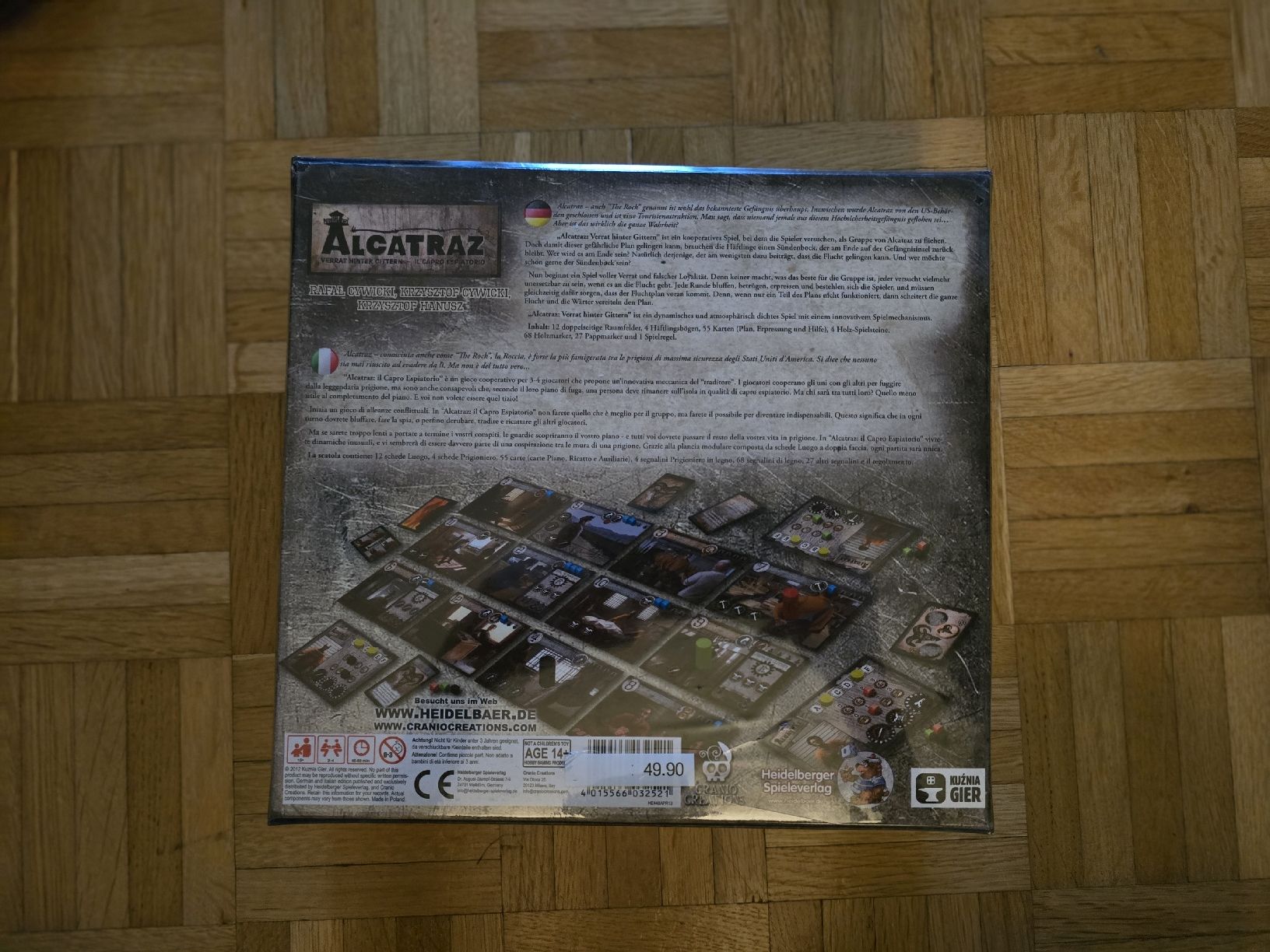 Giochi: Alcatraz - Verrat hinter Gittern - Spannendes Brettspiel – Nuovo e nell'imballaggio originale da Untersiggenthal venduto da JayRoguehand 1