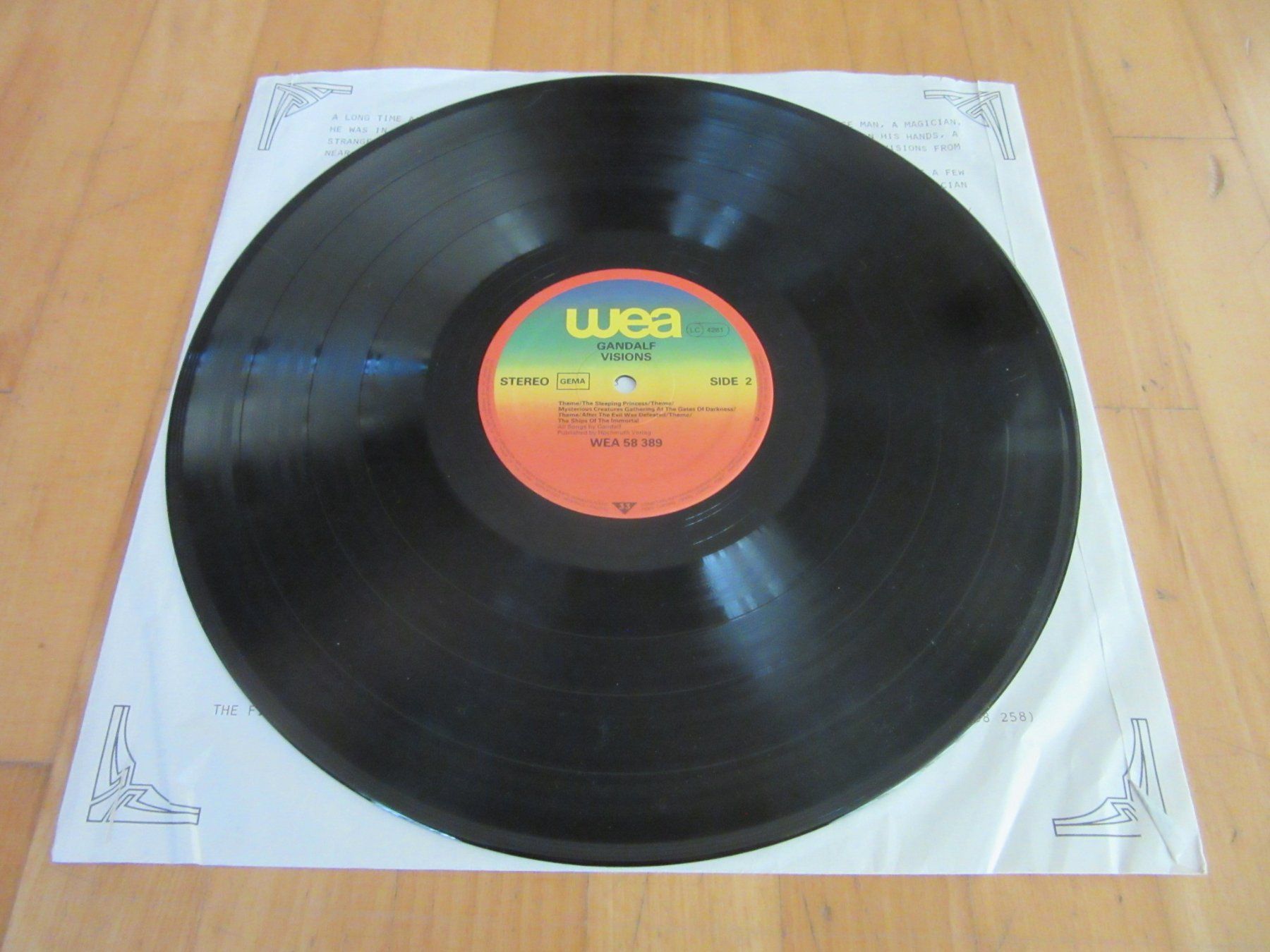 Dischi in vinile: Langspielplatte GANDALF - VISIONS – Usato da Degersheim venduto da Tforelle 6