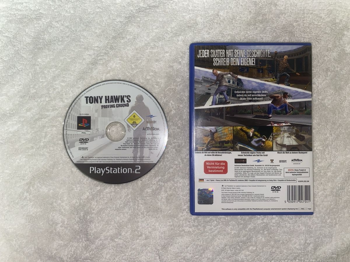 Sony Spiele: TONY HAWK‘S PROVING GROUND PS2 – Gebraucht aus Reichenbach i. K. von Daniel840 1