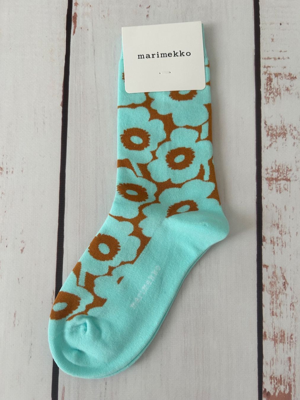 Socken: Marimekko socks pop-up flower print – Neu und originalverpackt aus Zürich von Ferienan 8
