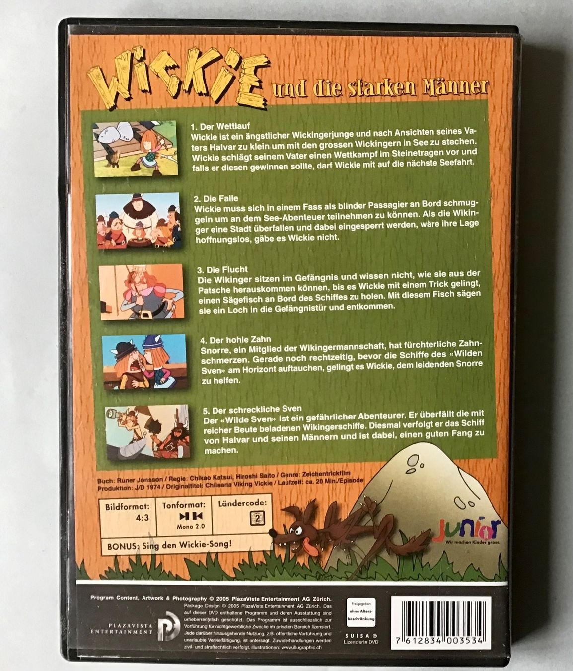 Tutti i DVDs: DVD: WICKIE und die starken Männer – Usato da Bubendorf venduto da Alpenheidi 1