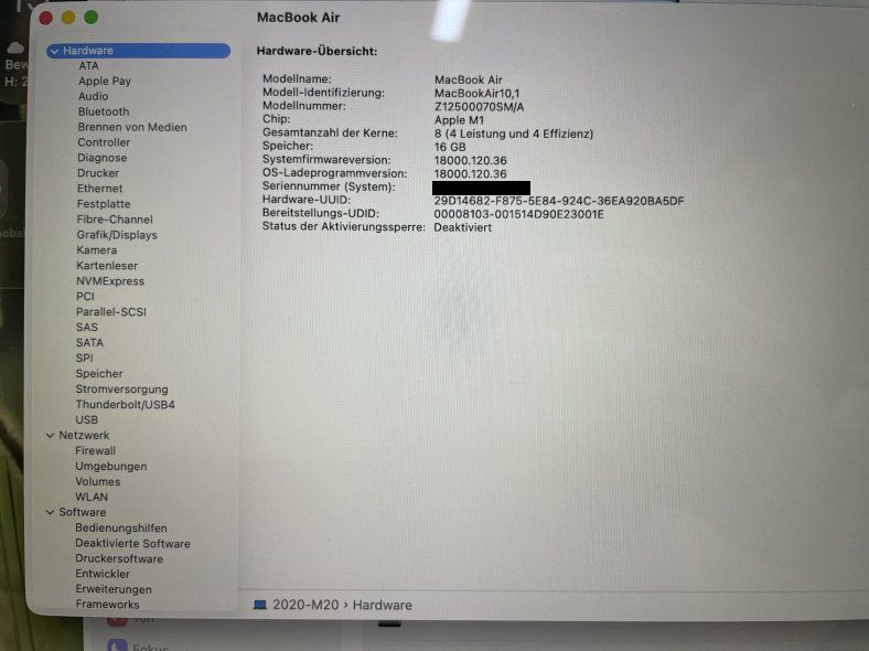 Apple Notebook: MacBook Air (13'', Mid 2020) – Usato da Zürich venduto da ATP_Zuerich_AG 8